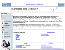 Tablet Screenshot of anesthesiologyschools.com